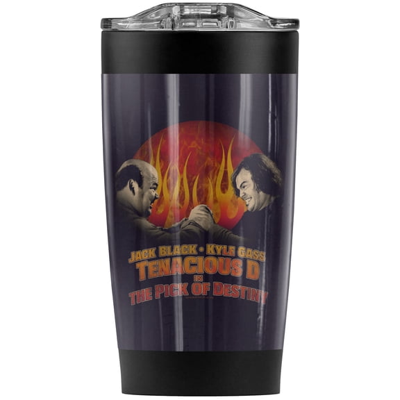 Tenacious D/In The Pick Of Destiny Deal Stainless Steel Tumbler 20 oz Coffee Travel Mug/Cup, Vacuum Insulated & Double Wall with Leakproof Sliding Lid | Great for Hot Drinks and Cold Beverages