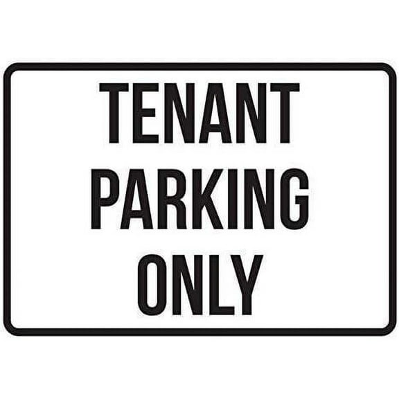 Tenant Parking Only Sign Safety Sign Notice Tin Signs 8x12