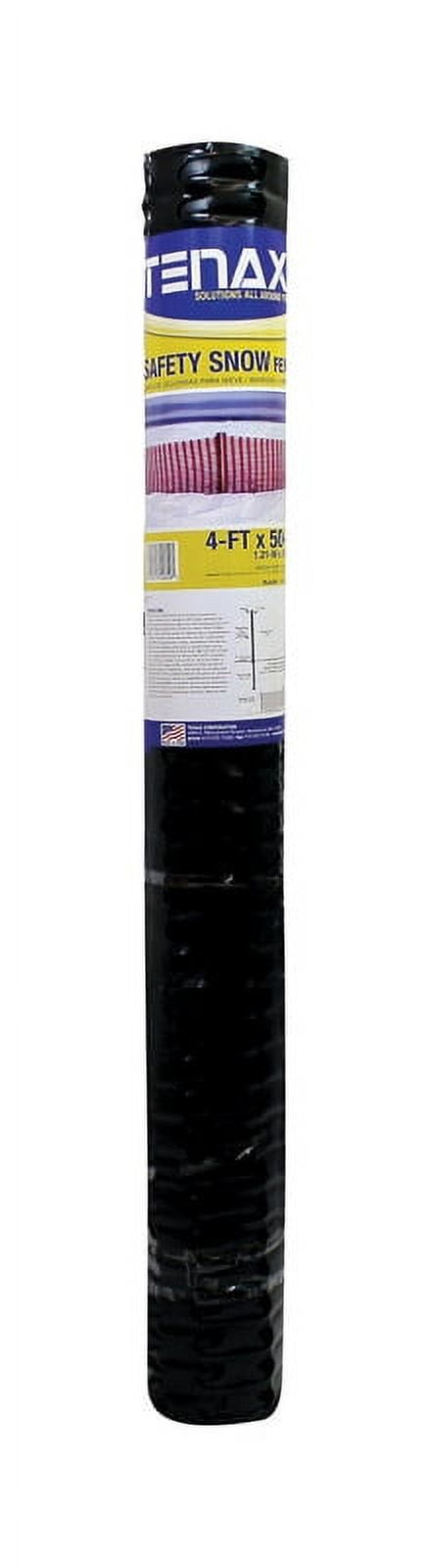 Tenax 4 ft. H X 50 ft. L HDPE Plastic Safety Fence Orange Tenax 4 ft. H X 50 ft. L HDPE Plastic Safety Fence Orange
