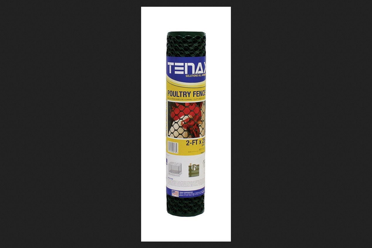 Tenax 2 ft. H X 25 ft. L 20 Ga. Green Poultry Fence Tenax 2 ft. H X 25 ft. L 20 Ga. Green Poultry Fence