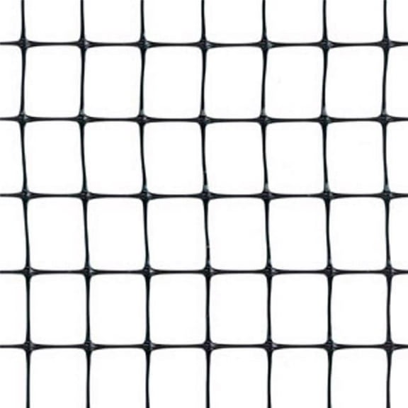 Tenax 7103617 75 in. 7 x 100 ft. Polypropylene Netting, Black