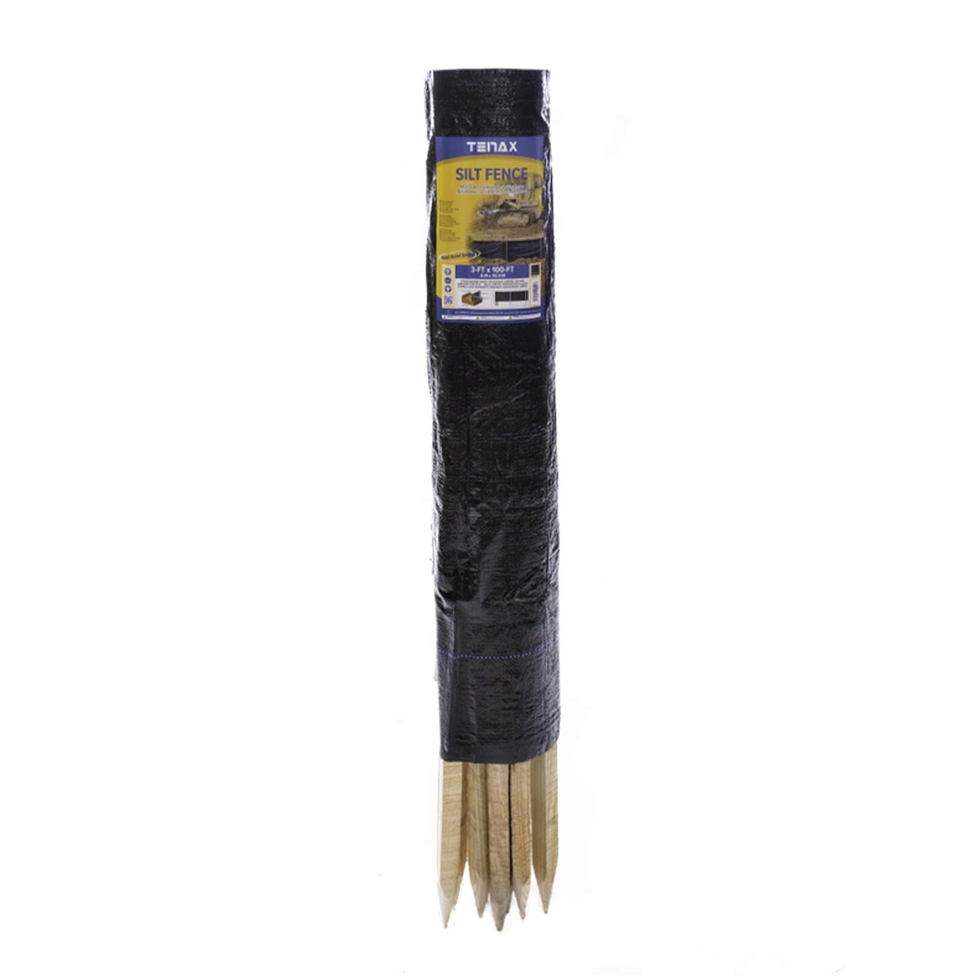 Tenax 2 ft. H X 100 ft. L Polypropylene Silt Fence Black Tenax 2 ft. H X 100 ft. L Polypropylene Silt Fence Black