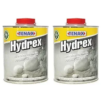 Tenax Hydrex Granite Sealer, Marble Sealer, & Stone or Concrete Sealer - 1 Quart (Pack of 2)