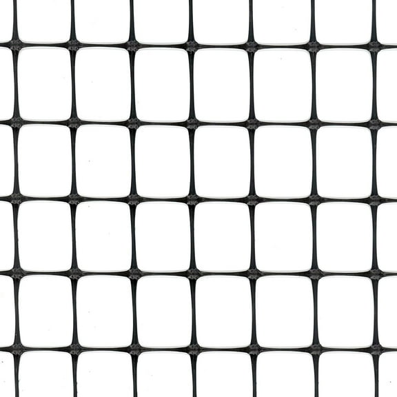 Tenax Lightweight Tangle Free Mesh Multi-Purpose Fence Net, 3x50ft, Black