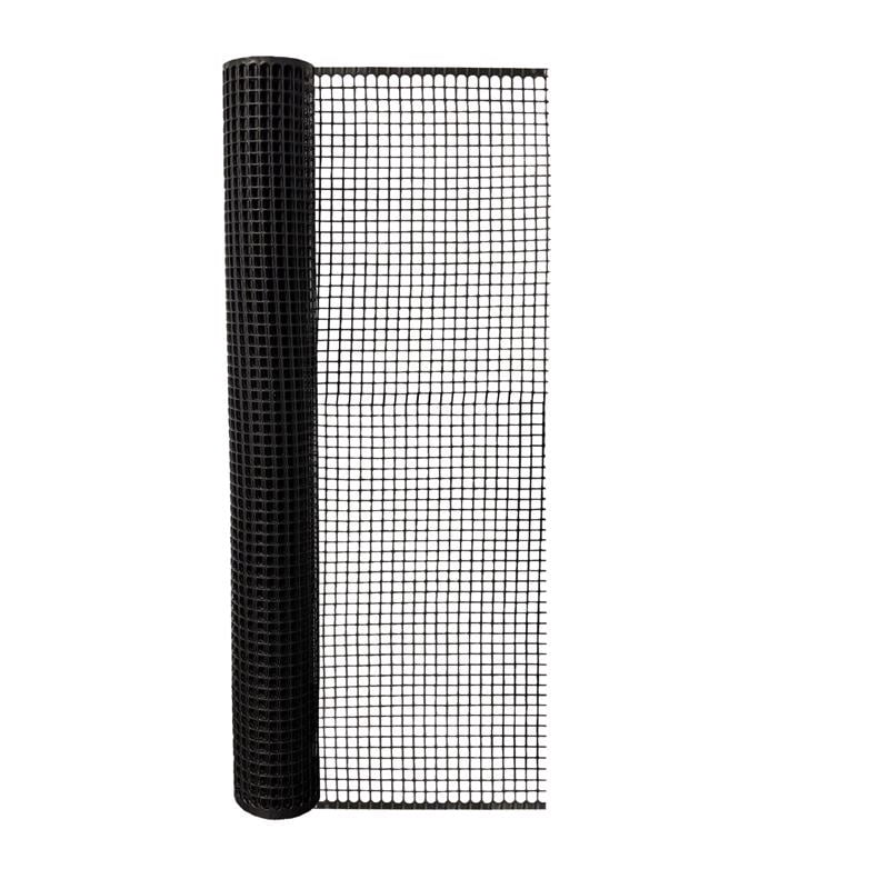 Tenax Lightweight Tear Resistant Mesh Hardware Fence Net, 3x15 Feet, Black