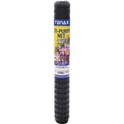 Tenax Multi-Purpose Netting - Black Plastic Mesh Netting - 2 x 25 - Polyethylene
