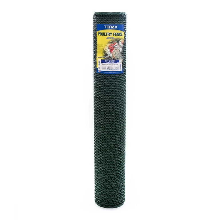 Tenax 4 ft. H X 50 ft. L Polypropylene Garden Fence Green Tenax 4 ft. H X 50 ft. L Polypropylene Garden Fence Green