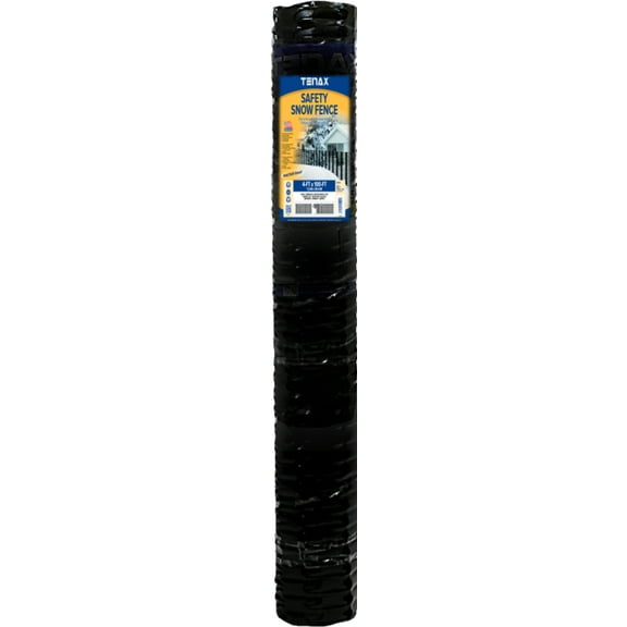 Tenax Safety Snow Fence 4-ft x 100-ft Black