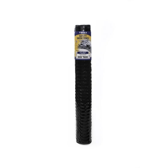 Tenax Safety Snow Fence 4-ft x 50-ft Black