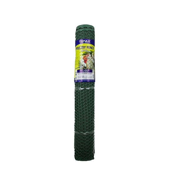 Tenax UV Stabilized Poultry Fence Plastic Green