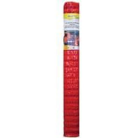 Tenax Warning Barrier 4 ' H X 100 ' L High Density Polyethylene 1-3/4 " X 1-3/4 " Mesh Orange