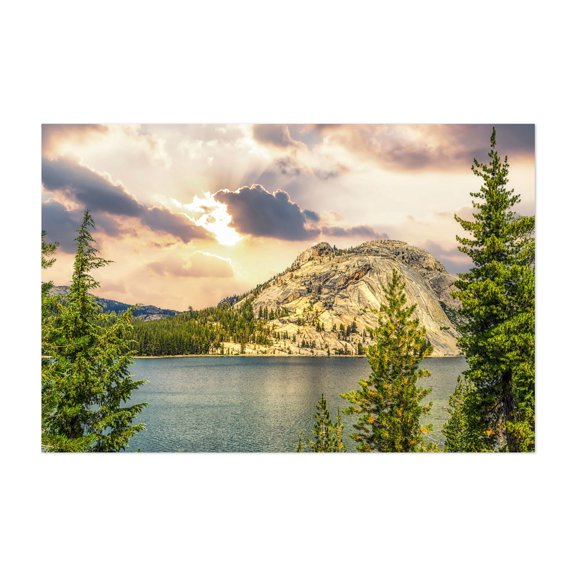 Tenaya Lake Majesty - California Photography Unframed Wall Art Print 5 x 7 inches