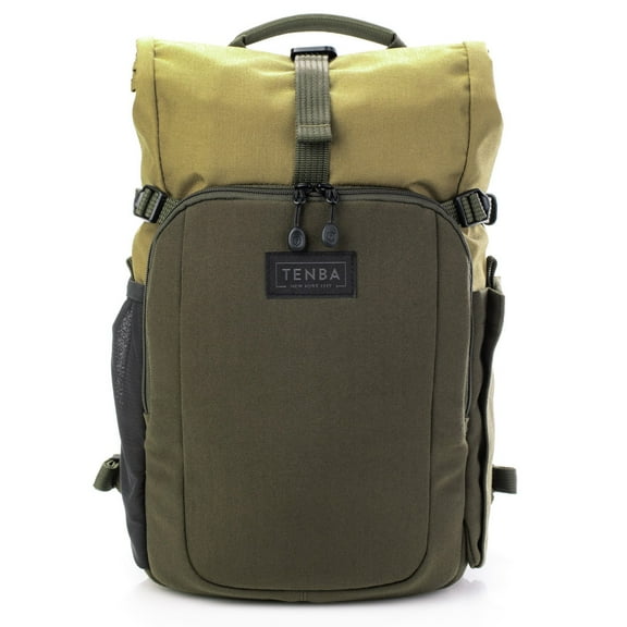 Tenba Fulton V2 10L Backpack for Mirrorless or DSLR Camera with 2-4 Lenses and iPad/iPad Pro 11", Tan/Olive