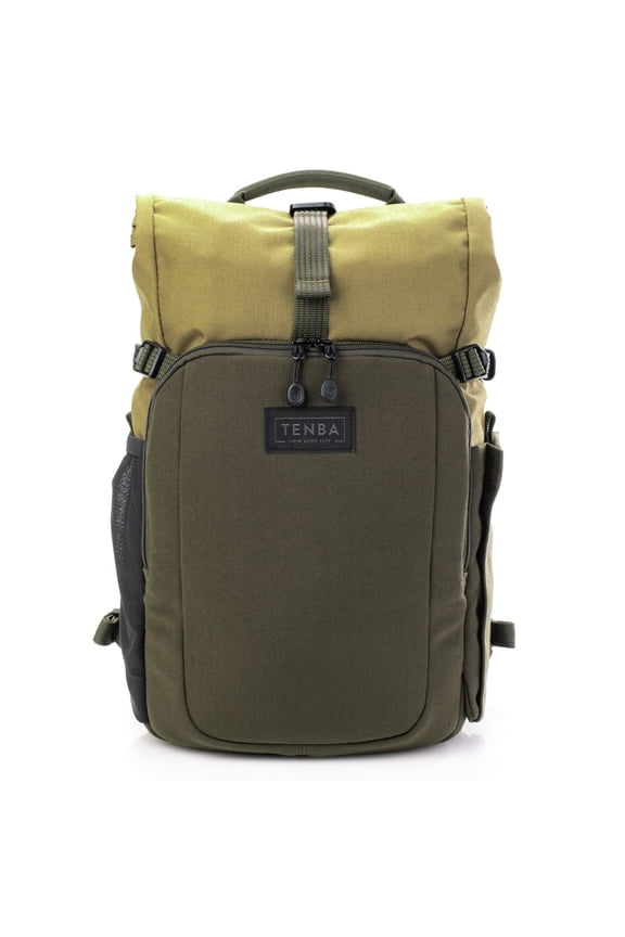 Fulton V2 10L Backpack for Mirrorless or DSLR Camera with 2-4 Lenses and iPad/iPad Pro 11", Tan/Olive