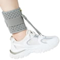 thumbnail image 1 of Tenbon Ankle Support Drop Foot Brace Orthosis - Comfort Cushioned Adjustable Wrap Compression For Improved Walking Gait, Prevents Cramps Ankle Sprains (Gray), 1 of 9