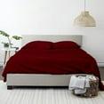 thumbnail image 1 of Tencel Bed Sheets Full Size- 100% Eucalyptus Tencel Lyocell Sheets Sets- All-Season Eucalyptus Sheets- 6 PC Full Sheet Set- Best Cooling Sheets- Supersoft- Moisture Wicking- Sustainable- Burgundy, 1 of 9