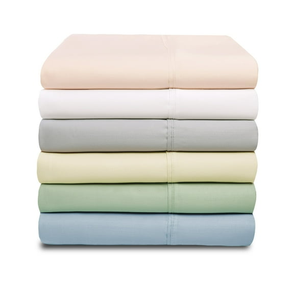 Tencel-Polyester Blend Wrinkle-Resistant 1000-Thread Count Solid Pillowcase Blue / Standard