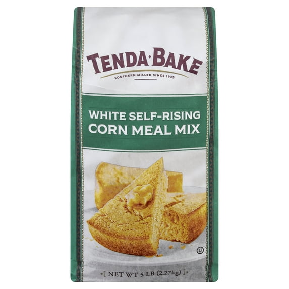 Tenda-Bake Yellow Self-Rising Corn Meal Mix, Authentic Southern Cornbread, 5 lb Bag