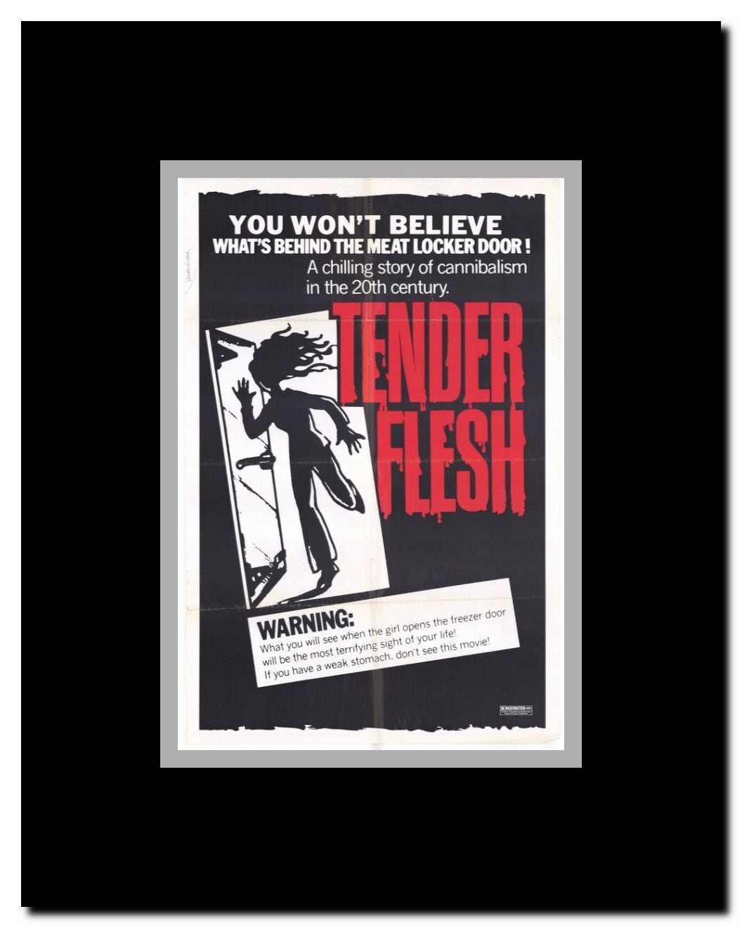 Tender Flesh Framed Movie Poster