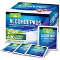 thumbnail image 1 of Tender Gentle Alcohol Wipes, Individually Wrapped - 400 ct. Sterile Alcohol Prep Pads Saturated with 70% Isopropyl, 1 of 6