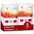 thumbnail image 1 of Tender Gentle Instant Hot Compress - 6 Hot Packs for Pain Relief, Sore Muscles, Muscle Spasms, and Joint Stiffness, 1 of 6