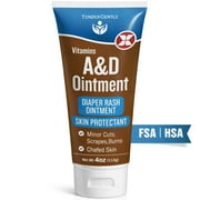 Tender Gentle Vitamin A&D Ointment for Baby Diaper Rashes - 4 oz of A and D Ointment for Adults, Seniors, and Babies