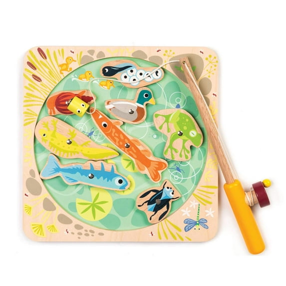 Tender Leaf Toys Pond Dipping - Magnetic Fishing Game