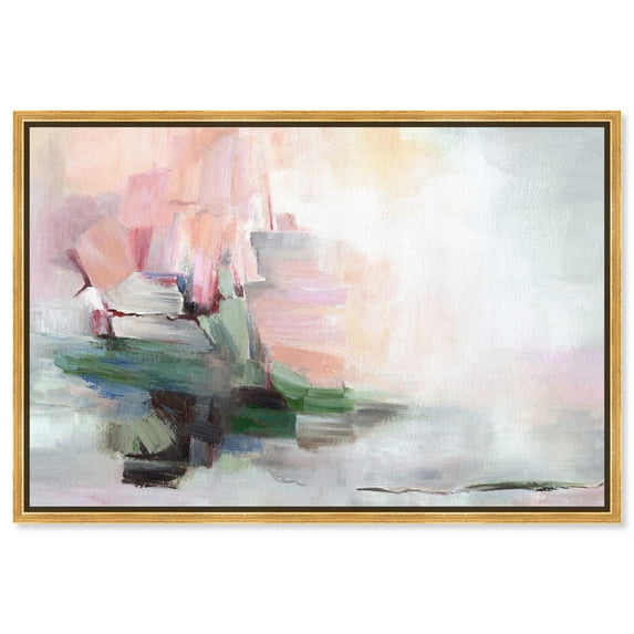 Tender Moments Canvas Colorful Wall Decor by Art Remedy, Gold Frame, 45 x 30