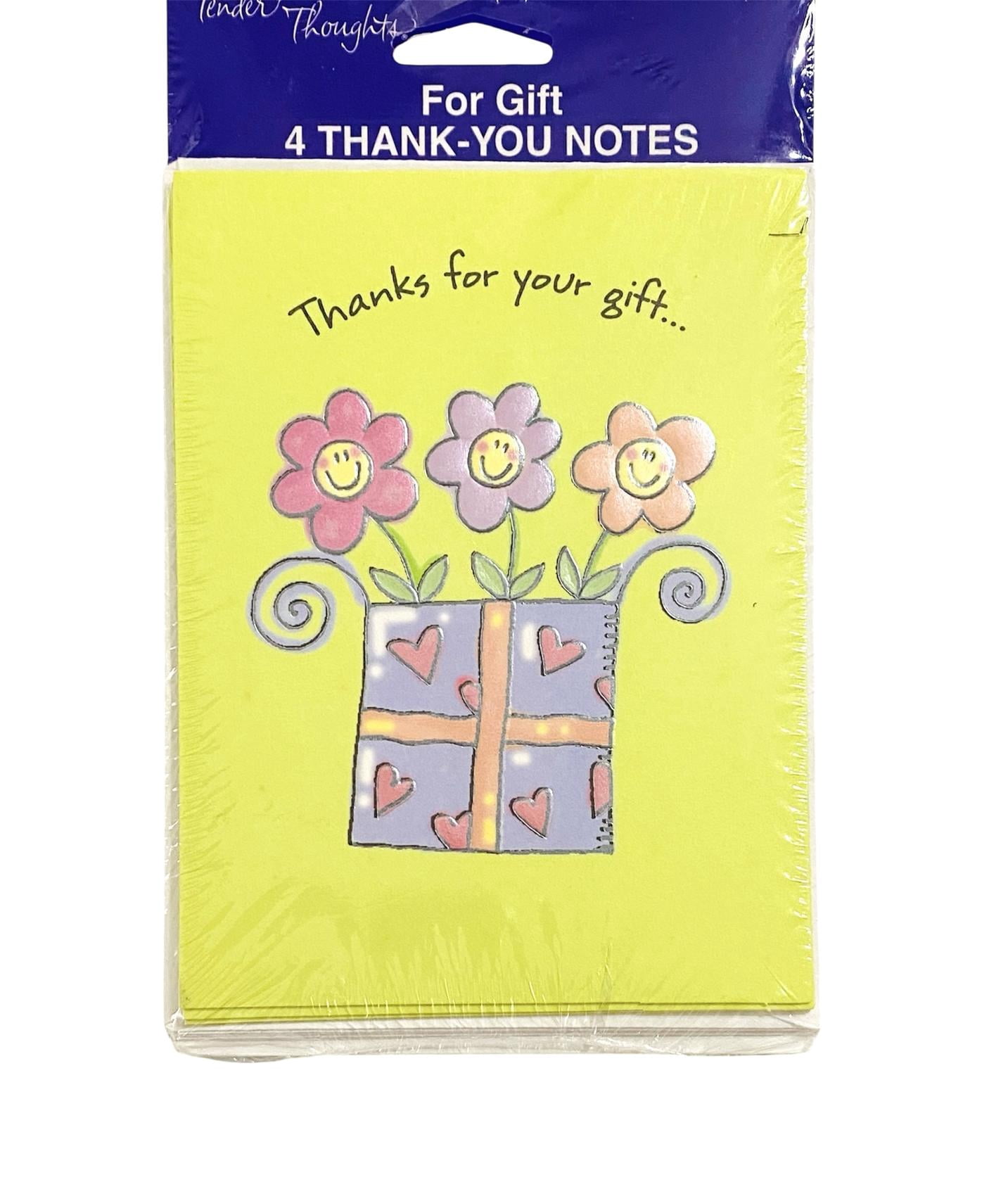 Tender Thoughts Thank You Notes 4 Cards With Envelopes Walmart tender-thoughts-thank-you-notes-4-cards-with-envelopes-walmart
