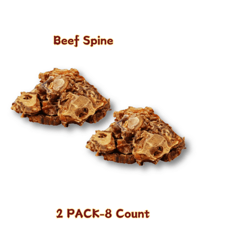 Tender Touch All-Digital Beef Back Bones for Dogs, A Wholesome and Natural Chew Rich in Calcium, Supports Clean Teeth and Gums, 8 Count