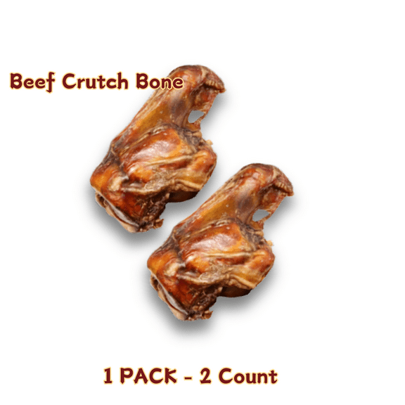 Tender Touch All-Natural Beef Knuckle Bones for Dogs, A Whole and Hearty Single Ingredient Chew for Dental Care and Entertainment, 2 Count