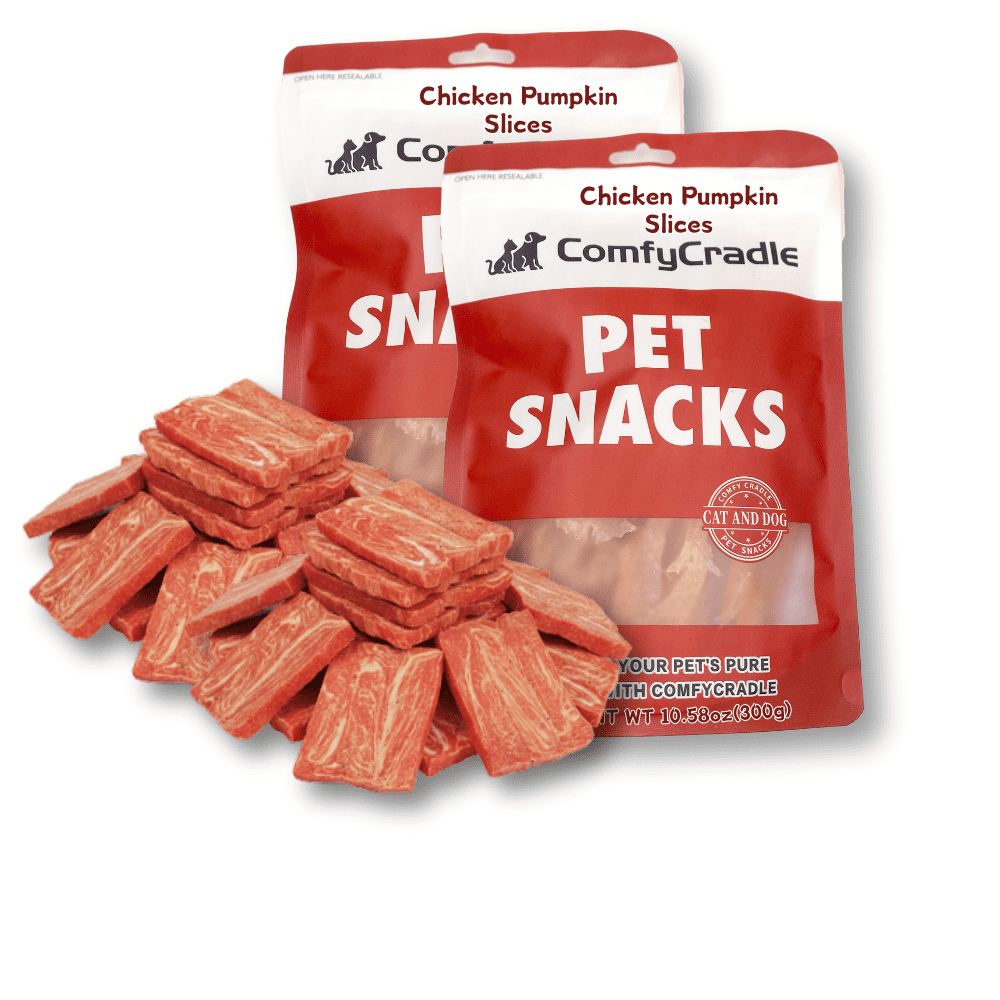 Tender Touch Jerky Treats with Real Chicken and Pumpkin, Wholesome All-Natural Dog Chews for All Breeds, Soft & Tender Slices, 1.32 Pound