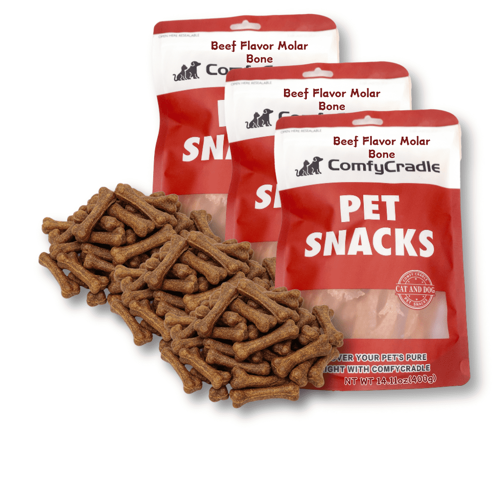 Tender Touch Molar Dental Bones for Dogs, Grain-Free with Savory Beef Flavor, Supports Fresh Breath and Gum Health for All Breeds 2.65 Pound