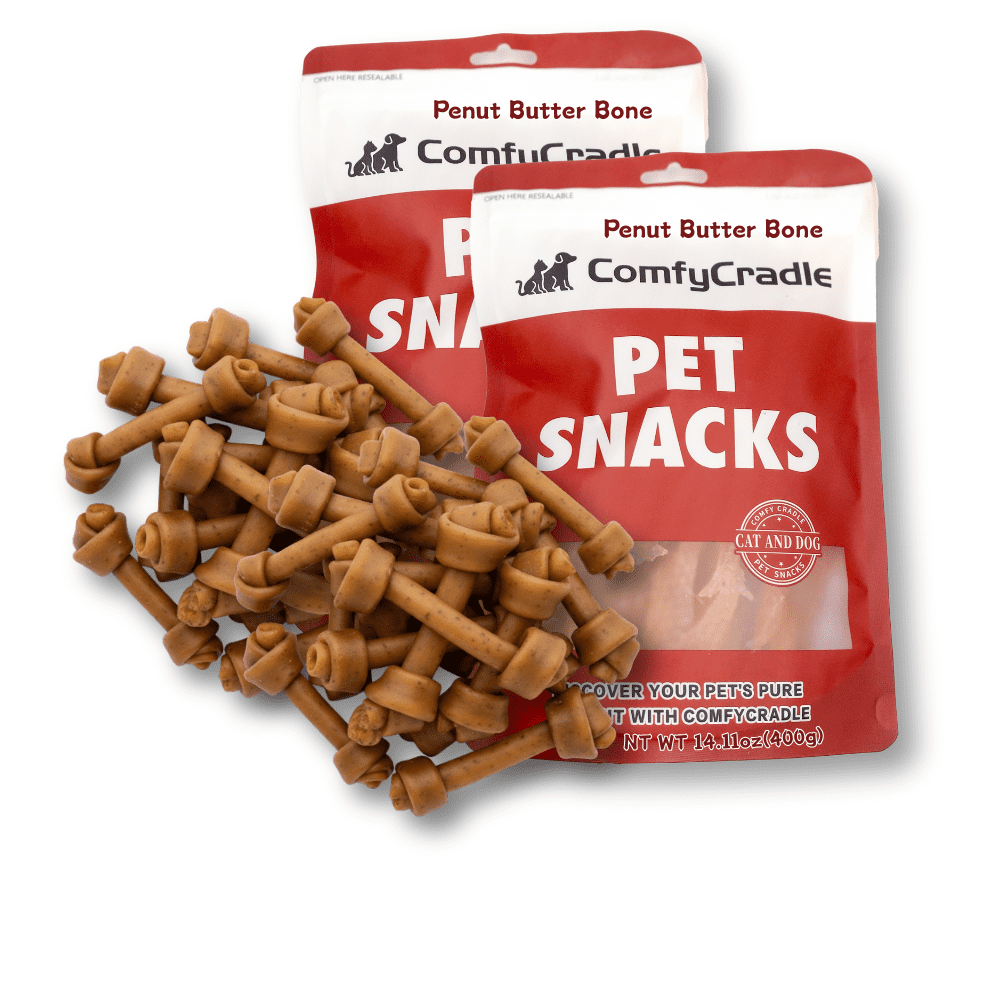 Tender Touch Peanut Butter Flavor Dog Treats, Crunchy Oven-Baked Biscuits Made with Real Peanut Butter, All-Natural and Wholesome Snack, 1.76 Pound oz Bag