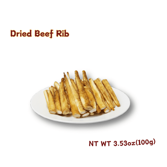 Tender Touch Slow-Roasted Beef Rib Bone, USA Sourced Natural Dog Chew for Medium Dogs, Supports Clean Teeth and Healthy Gums, 3.53 Oz