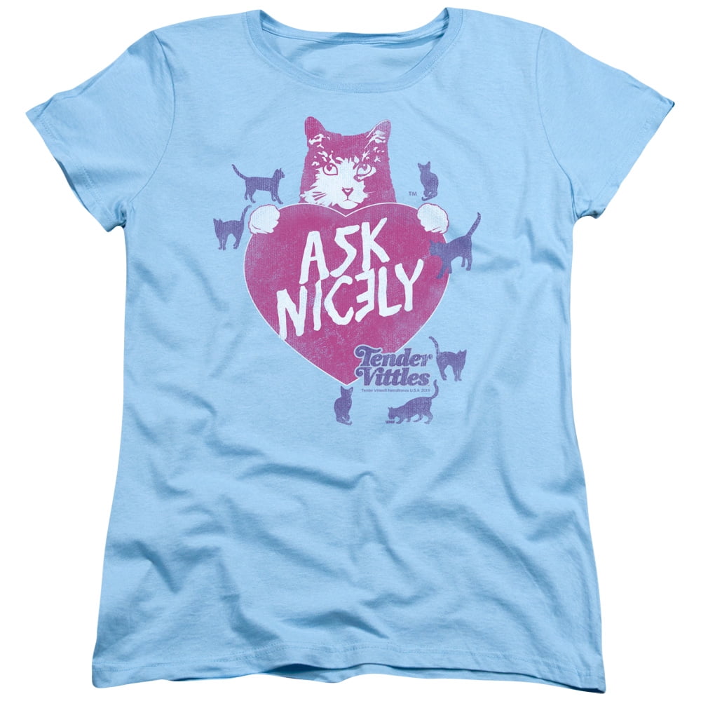 Tender Vittles Brand Cat Food Pet Nestle Purina Nicely Women's TShirt