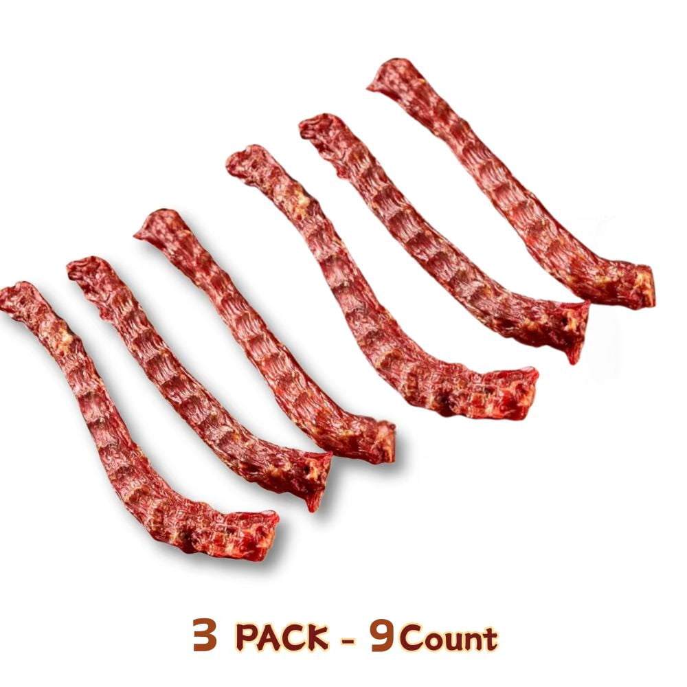 TenderTouch Beef Knee Cap Dog Bones, All-Natural Dog Chews, 6 Count