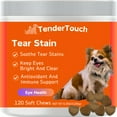 thumbnail image 1 of TenderTouch Tear Stain Support Soft Chews for Dogs - for Eye Moisture + Vision & Immune Support - Functional Supplements with Vitamin - For All Breeds | No Wheat No Corn | Daily Supplement, 1 of 7