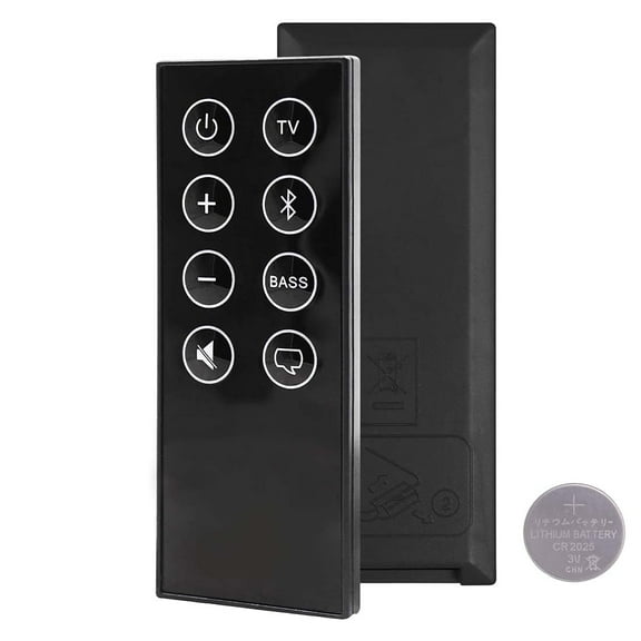 Remote Control Replacement for Bos TV Speaker and Solo Soundbar Series II,Compatible with Bos Solo 5 10 15 Series II TV Sound System 410376 418775 431974 845194 740928-1120 838309-1100