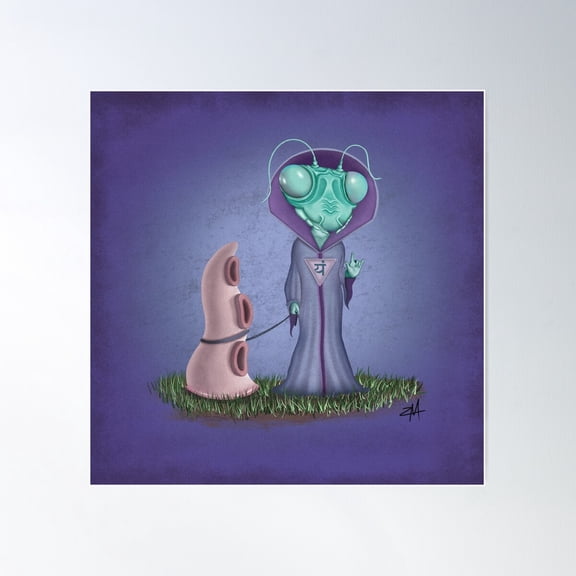 Tendril Loving Care Poster Wall Art, Modern Wall Decor For Living Room Bedroom, 24x24 UNFRAMED