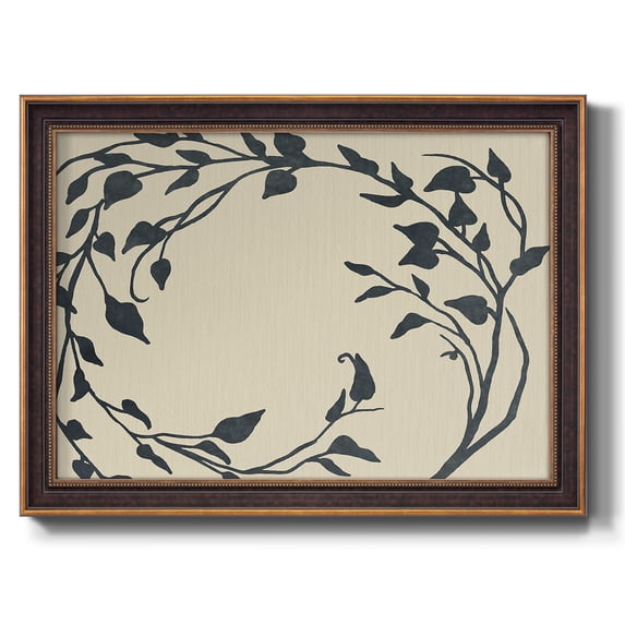 Tendril Swirl I Premium Framed Canvas- Ready to Hang