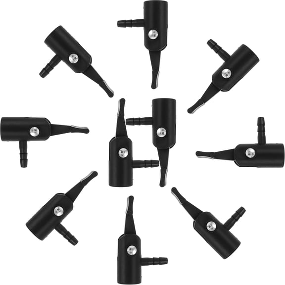 UPKOCH MLINS 10pcs Air Compressor Nozzle Attachments Plastic Locking Tire Chuck for Air Pump and Hose Adapter for Car and Bicycle Tire Inflator