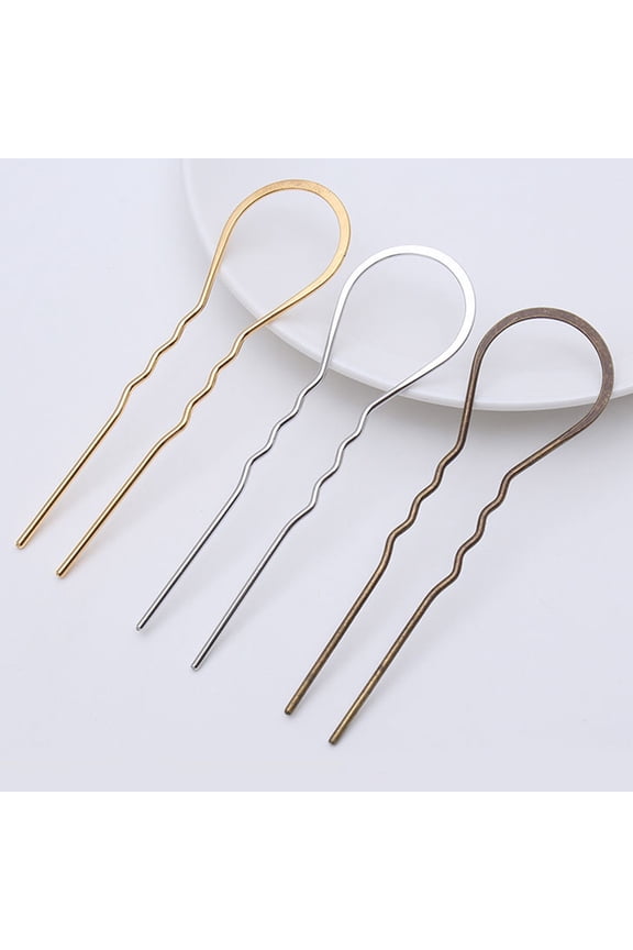 Tendycoco 10 Pcs Extra Large Bobby Pins Big Wave Hairpin Easy-to-use Accessories