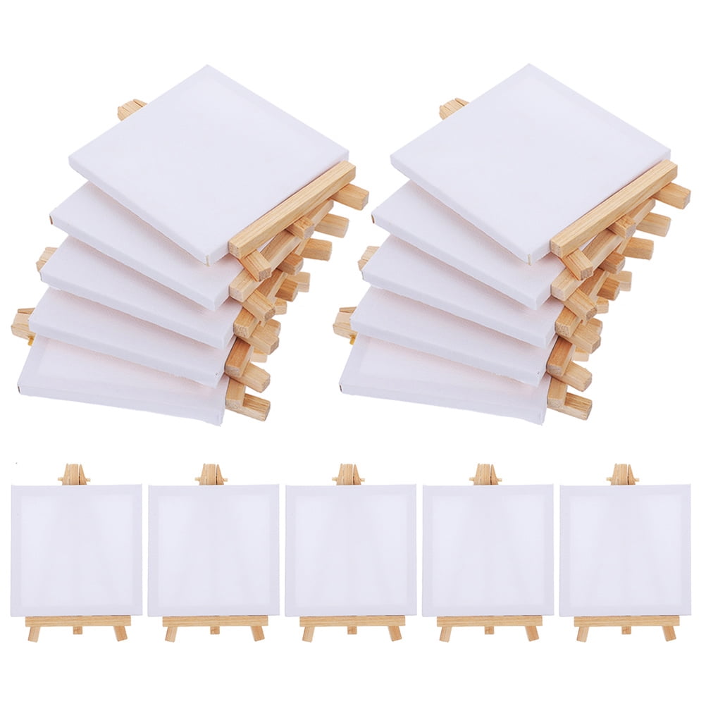 UPKOCH Canvas Painting Kit for Kids Canvas Painting Sketchpads Wood 15 Sets