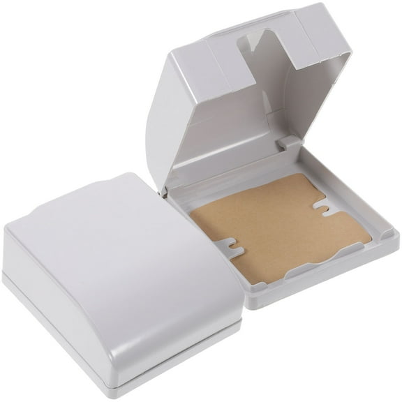 UPKOCH 2PCS Waterproof Outlet Box Splash Guard White PVC Plug Socket Covers for General Users