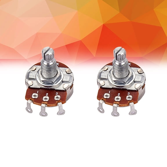 UPKOCH 2 Pcs Large Potentiometer Audio Taper Potentiometer Potentiometer for Bass