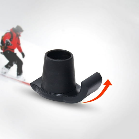 Tendycoco 2 Pcs Non-slip Mat Elderly Walker Ski Glides Replacement Miss Man