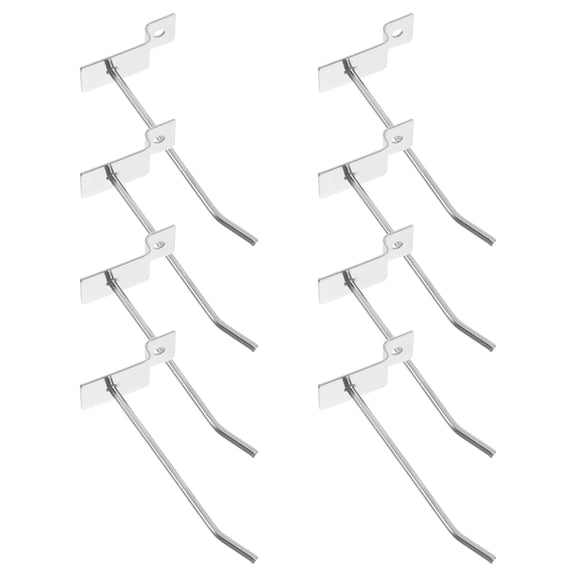 UPKOCH 20 Pcs Slot Hook Retail Store Hooks Panel Display Items
