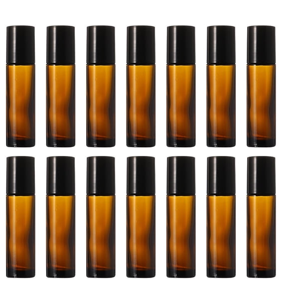 UPKOCH 20Pcs Perfume Glass Containers Refillable Essential Oil Perfume Roller Bottles