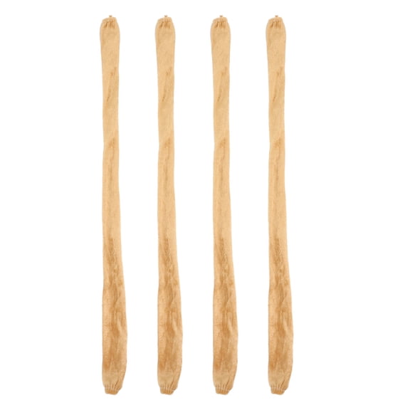 UPKOCH Hanging Lamp Chain Light Chain Cover Golden Fabric 4Pcs 23.6X1.2X1.2In